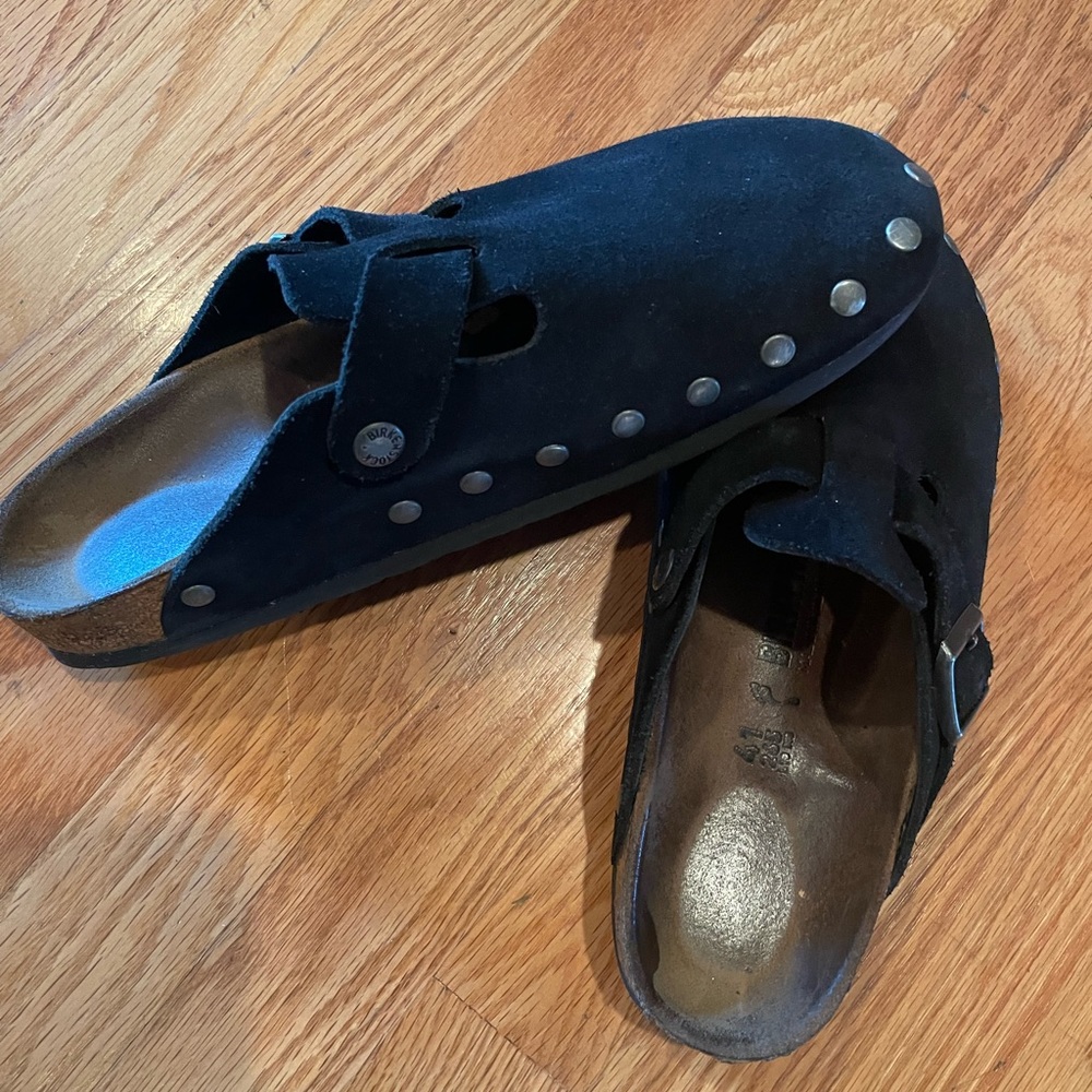 Birkenstock suede Boston with studs size 41